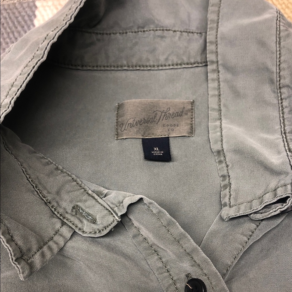 Universal Thread Slate Button-Up Shirt - image 2